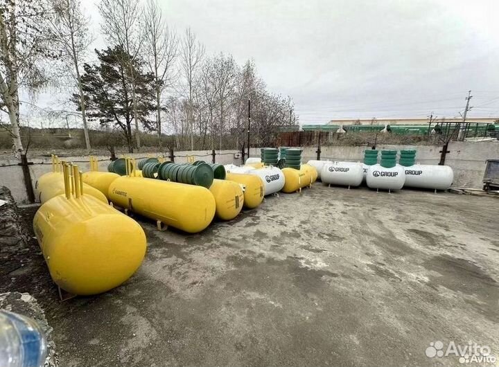 Газгольдер 900л, автономное газоснабжение