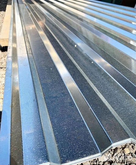 Профнастил 0,35 - 0,5мм цинк/пoлиэстp