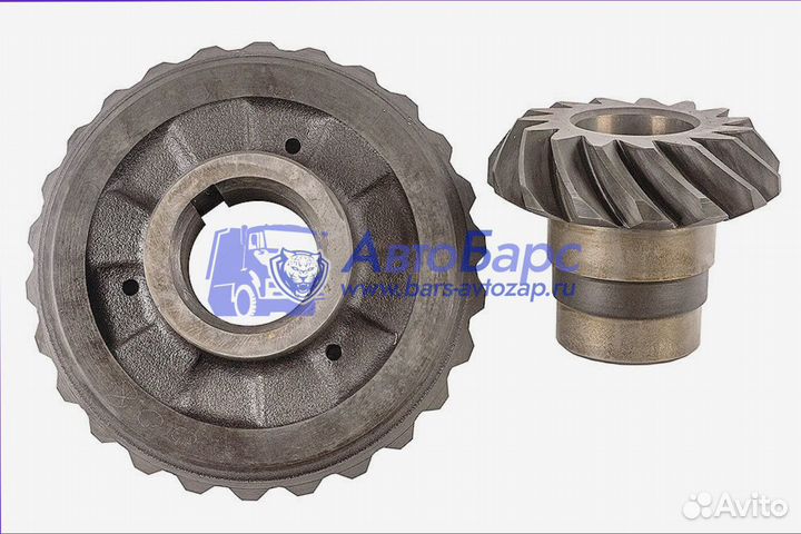 Шестерни конические среднего моста камаз 4310