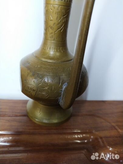 Кунган, кувшин, Индия, ваза, латунь, Винтаж