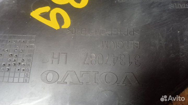 Накладка бампера передняя левая Volvo V40 2019