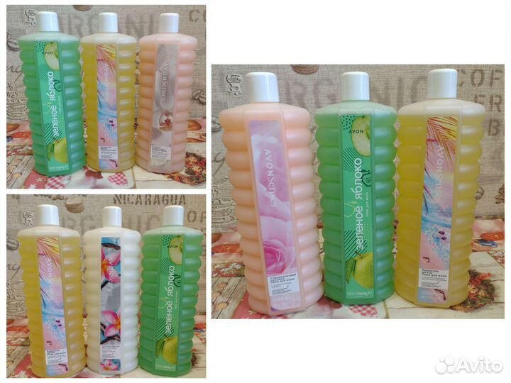 Набор пены для ванн (3шт) 1000мл avon