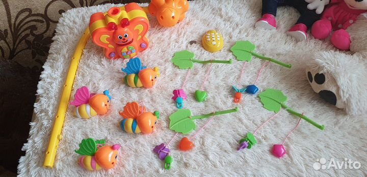 Подвеска на кроватку Пчелки со светом