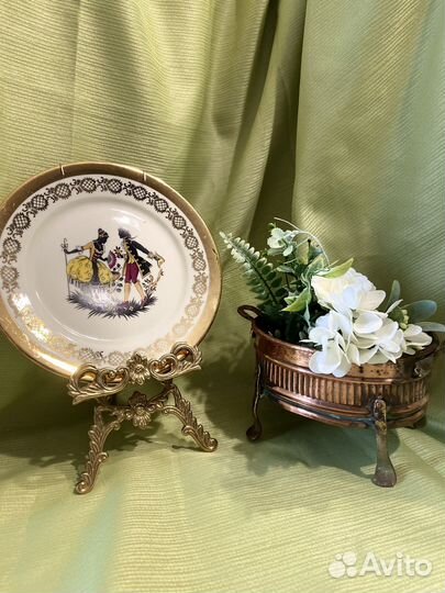 Медное кашпо. финляндия