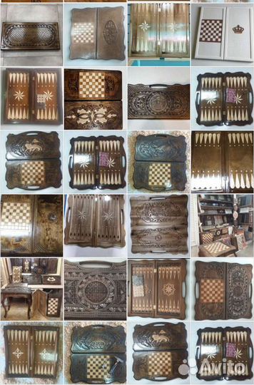 Нарды ручной работы резные