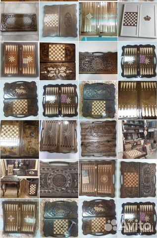 Нарды ручной работы резные