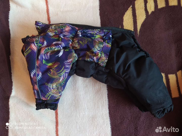 Комбинезон зимний и кофточка все б/у для собак