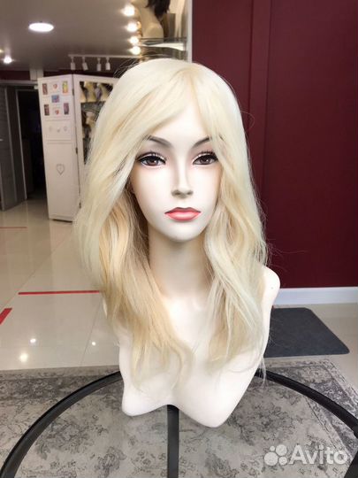 Парик из натуральных волос (45см)