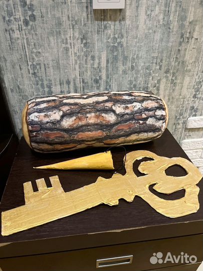 Новогодний костюм Буратино, ключик, нос и полено