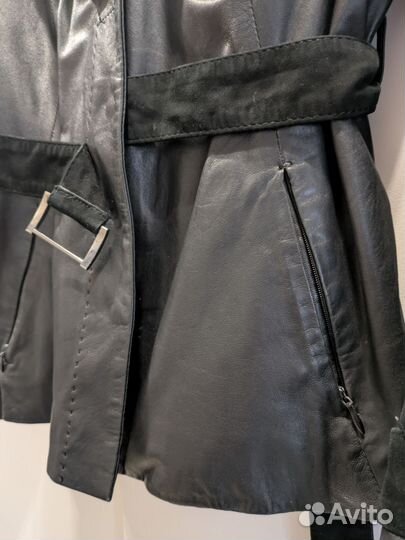 Кожаная куртка женская Toto