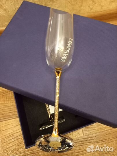 Бокалы новые для шампанского Swarovski