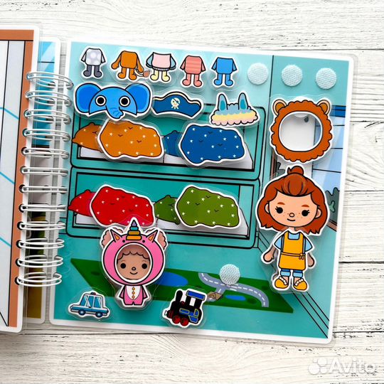 Тока бока альбом на липучках