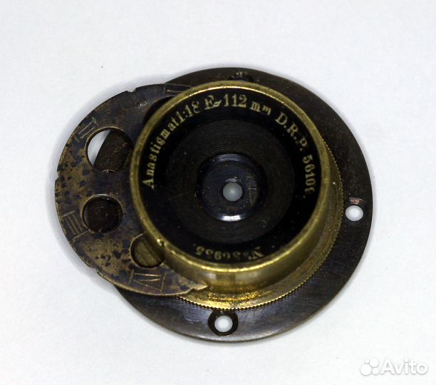 Объектив Anastigmat 1:18 F112mm Carl Ztiss Iena
