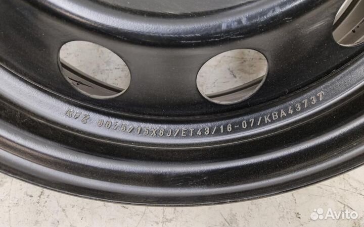 Диск колеса штампованный Kia Cerato 3 R15 