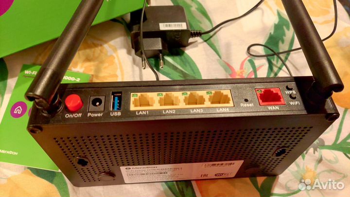 Wifi роутер, новый в коробке, до 5ггц, 1000 Мбит/с