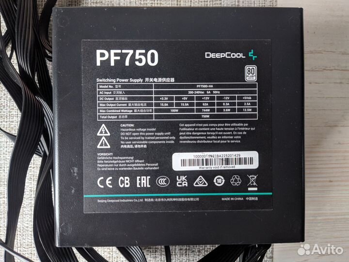 Блок питания deepcool