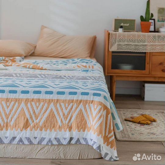 Покрывало на кровать муслин