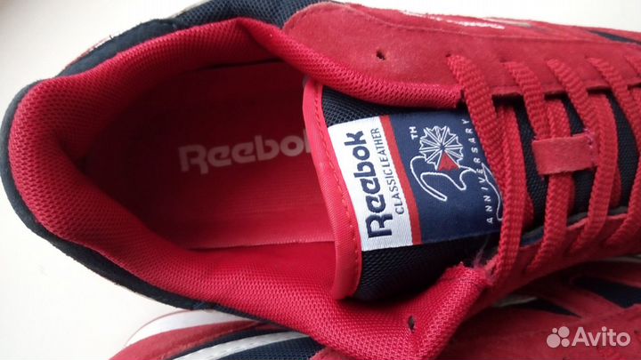 Кроссовки Reebok красные сетка