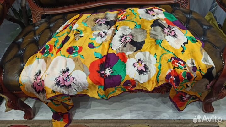 Kenzo палантин 175x65 шелк италия оигинал