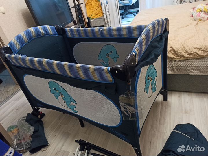 Детская кровать манеж