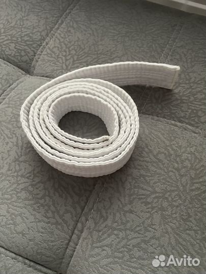 Белый пояс для тхэквондо, боевых искуств