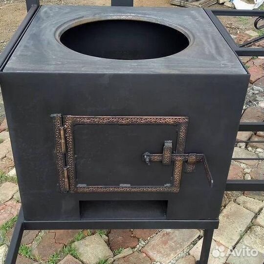 Мангал с крышей, мангал кованый