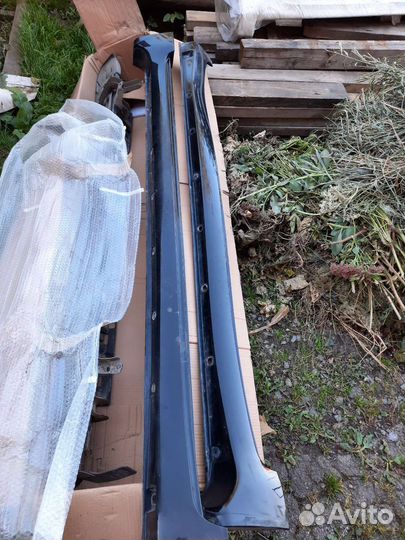 Накладки на пороги ланд крузер 200