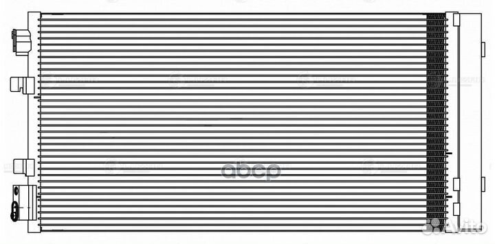 Радиатор кондиционера renault fluence (10) LRA