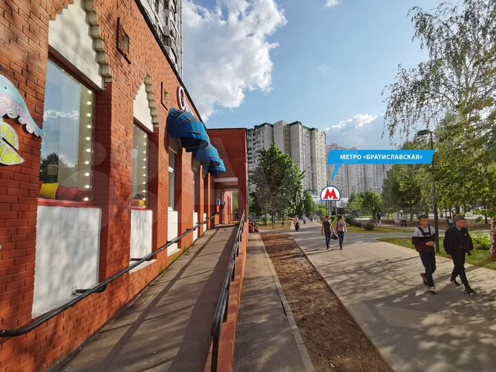 Помещение с арендатором 71 м², м. Братиславская