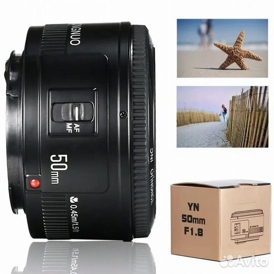 Объектив Yongnuo 50mm f/1.8 canon