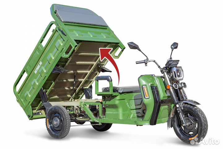 Грузовой электротрицикл Rutrike Маяк 1600 60V1000W