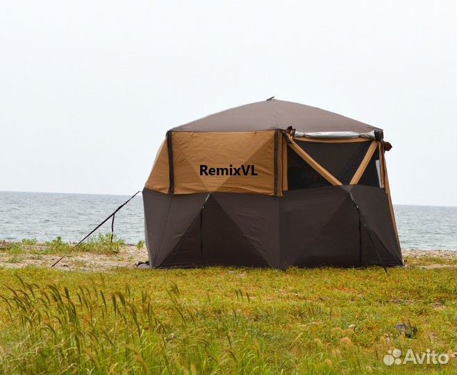 Видео Шатер кухня Полный автомат 360x360см с полом