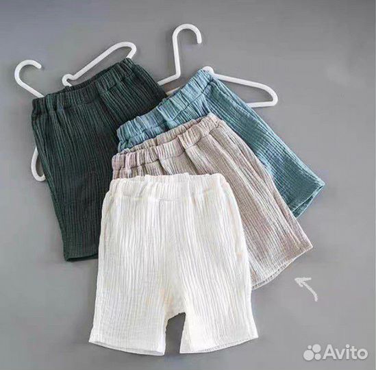 Детский костюм муслиновый 1-2 г летний костюм