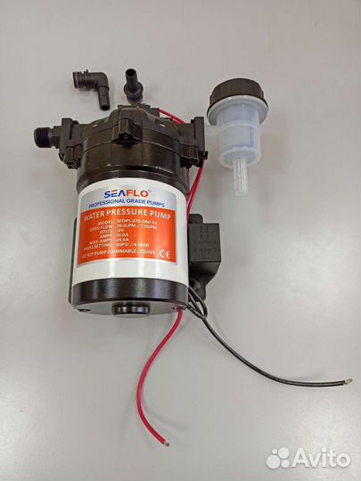 Мембранный насос 26.5 л/мин, 4.1 бар, 12 вольт