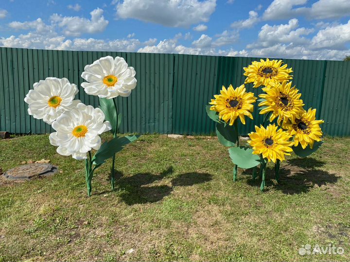 Ромашки из изолона