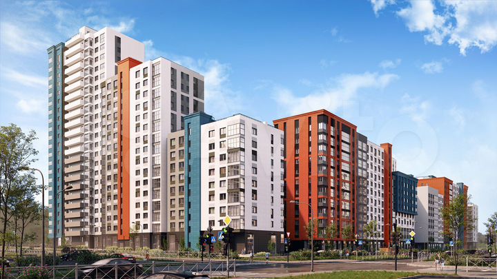 3-к. квартира, 79,1 м², 5/22 эт.