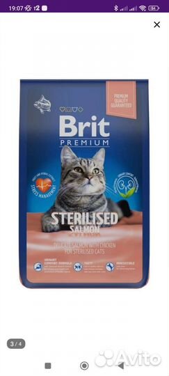 Корм для кошек Brit