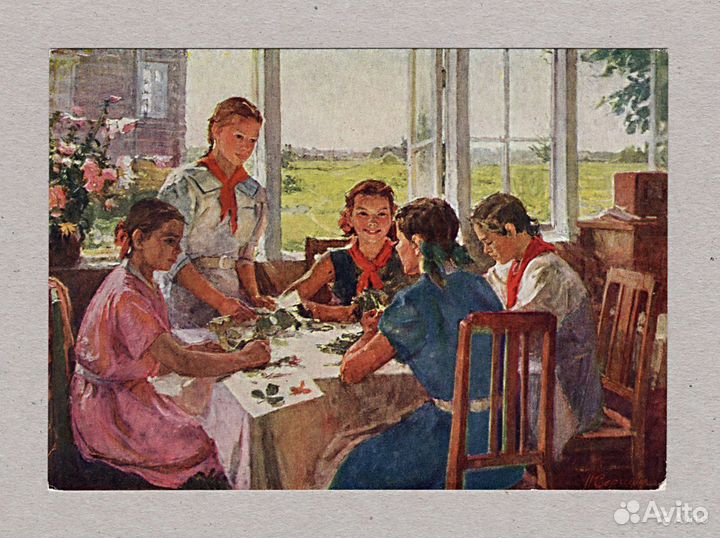 Первая песенка. Бархатков, Сергеева, пионерия дети