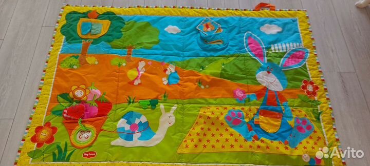 Развивающий коврик для ползания бу