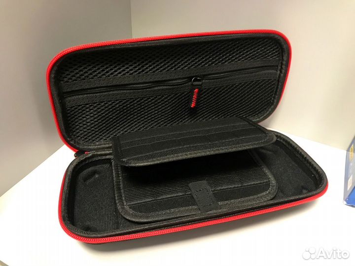 NSW Сумка Nintendo Switch Black Red Чехол Кейс, Но