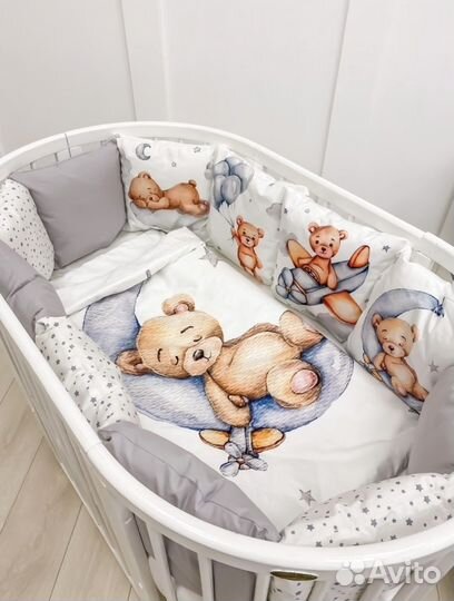 Бортики в кроватку