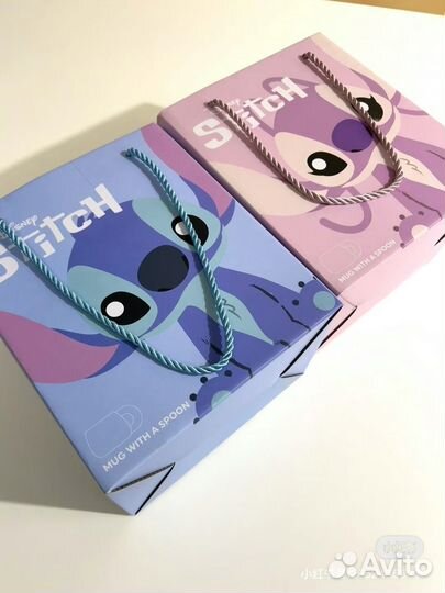 Кружка дианей стич stitch Disney