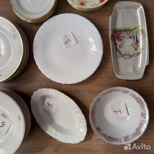 Тарелки Барановка Песочное Дулево Kahla Рига лфз