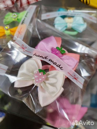 Бантики для собак ручной работы