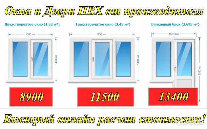 Пластиковые окна от производителя