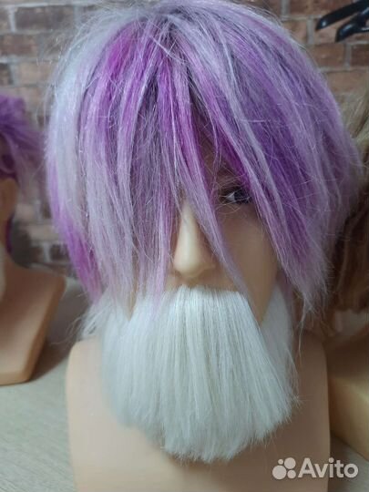 Голова манекен натуральные волосы