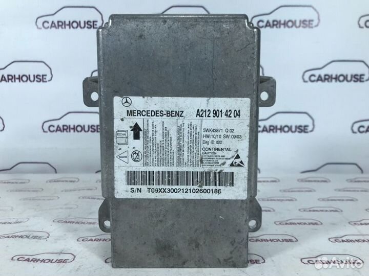 Блок управления аирбаг Mercedes Benz W212