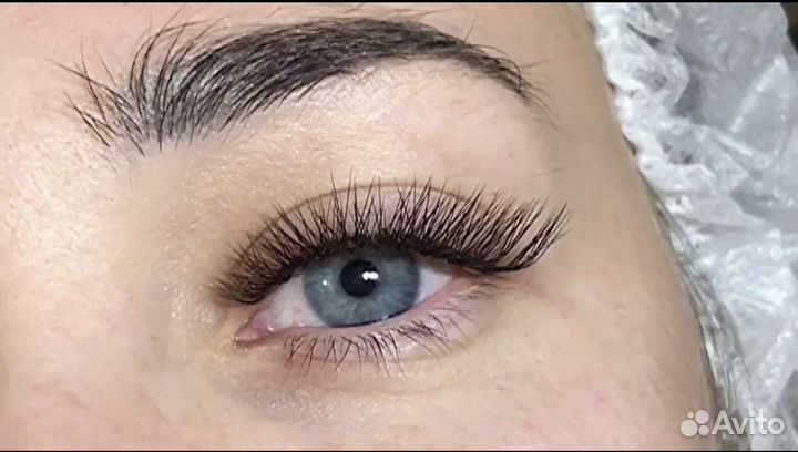 Наращивание ресниц на дому