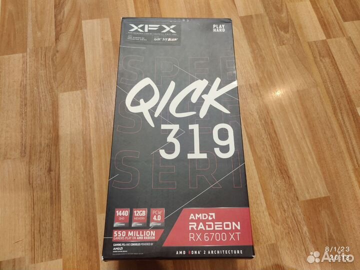 Видеокарта RX 6700 XT, XFX, PowerColor Новые