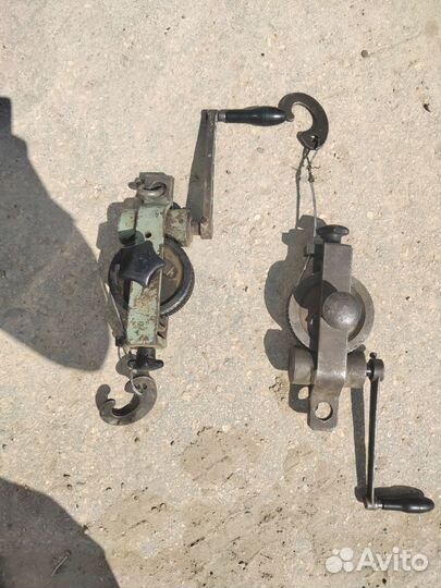 Лебедка ручная СССР